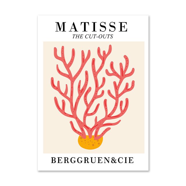 wall art canvas paintings matisse abstract modern art print aesthetic posters roomtery