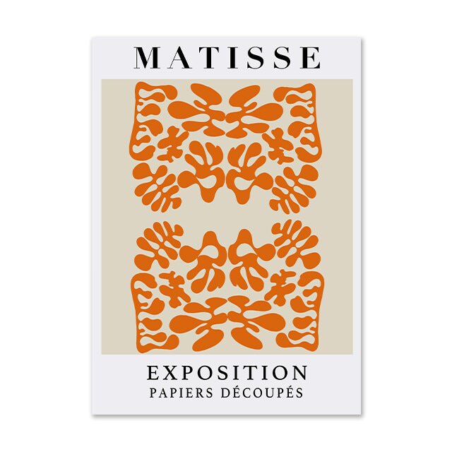 wall art canvas paintings matisse abstract modern art print aesthetic posters roomtery
