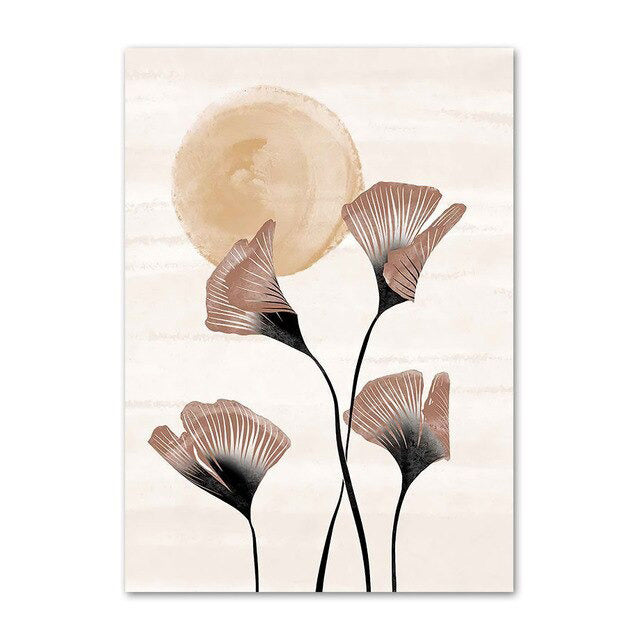 boho aesthetic wall art gallery wall canvas posters roomtery