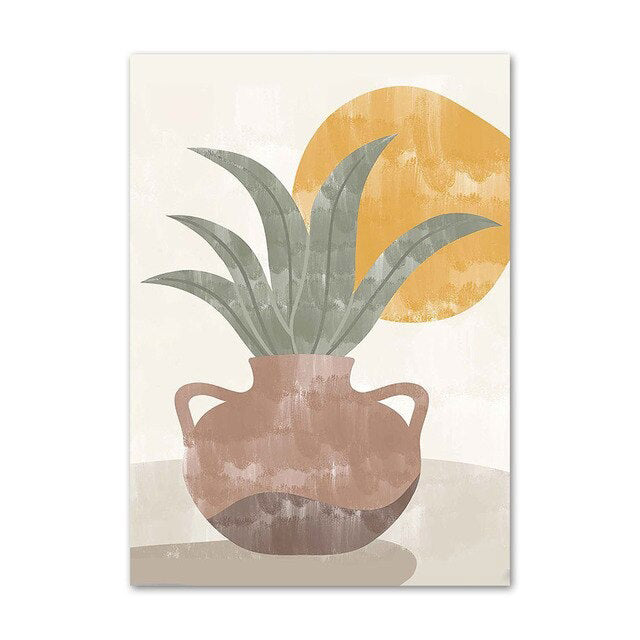 boho aesthetic wall art gallery wall canvas posters roomtery