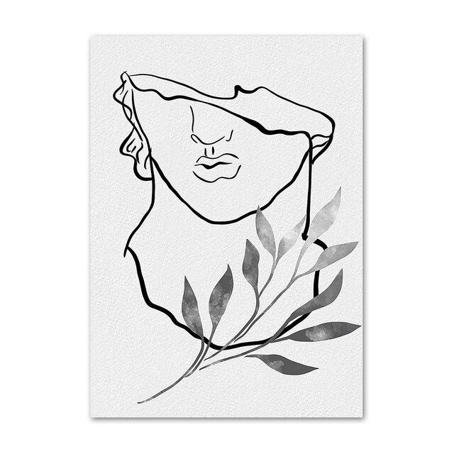 boho aesthetic wall art gallery wall canvas posters roomtery