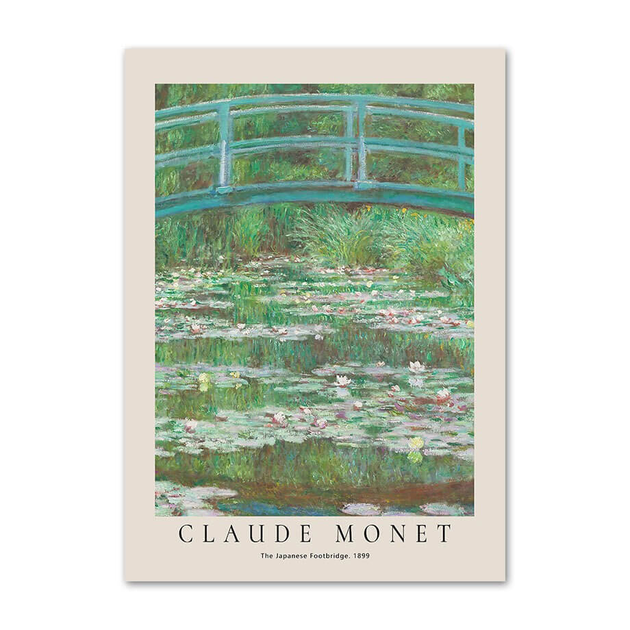 claude monet impressionist prints gallery wall art aesthetic posters roomtery