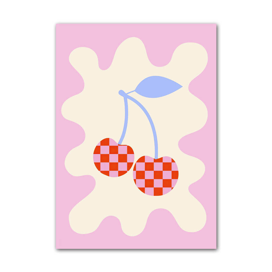 Sweet N' Sour Checkered Canvas Posters