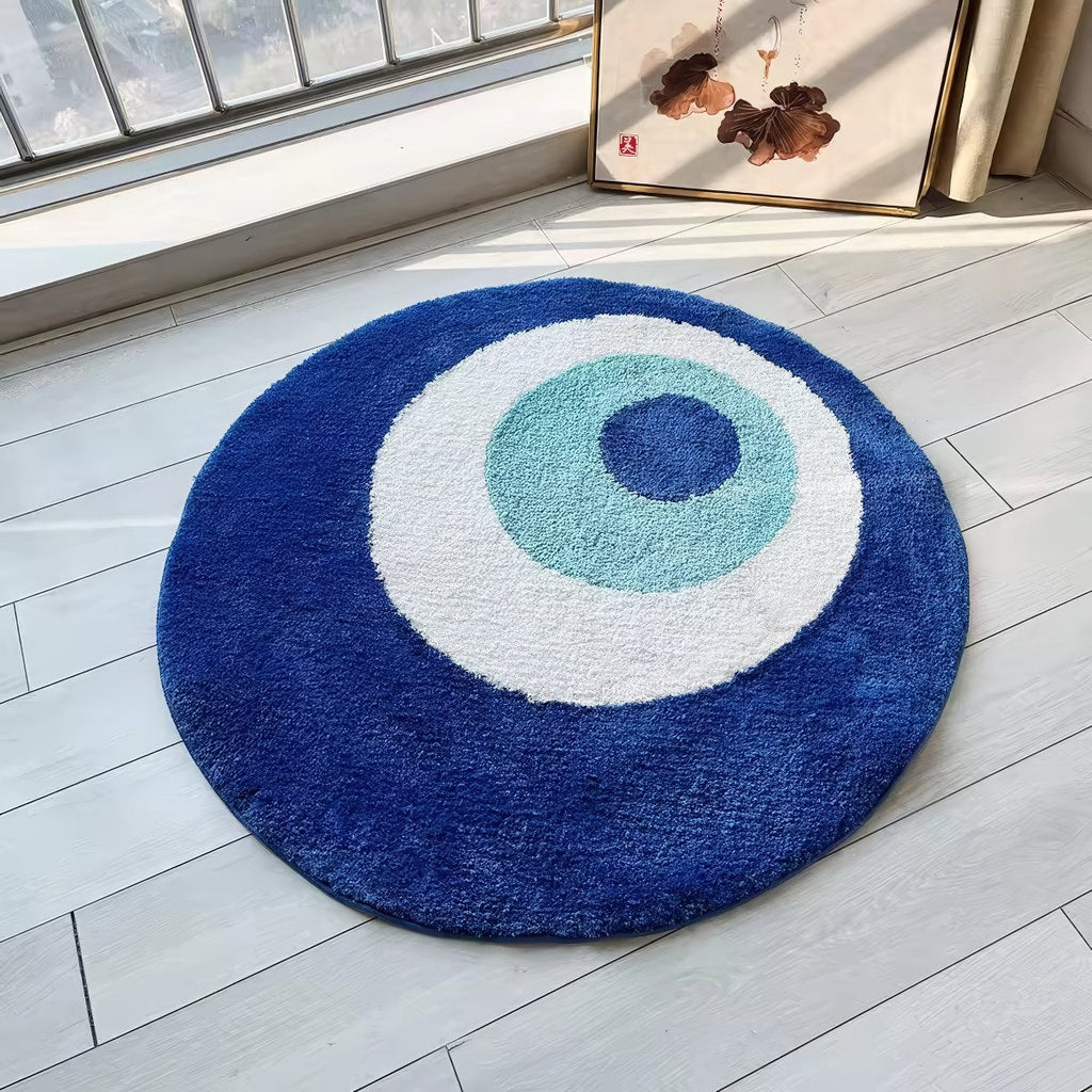 Evil Eye Tufted Accent Rug