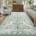 Living Room Carpet Non-slip Soft Machine Washable Floor Mat Retro Home Decor Easy To Fold Rug Bedroom Large Size Decorative Mats