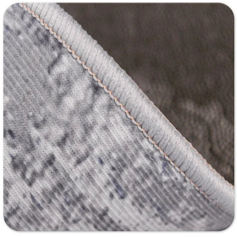 Light Luxury Carpets for Living Room Large Area Lounge Carpet Minimalist Bedroom Decor Gray Rug Home Soft Washable Floor Mat