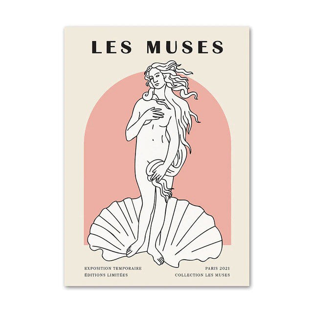 matisse and le muses cut outs gallery wall art aesthetic canvas posters roomtery