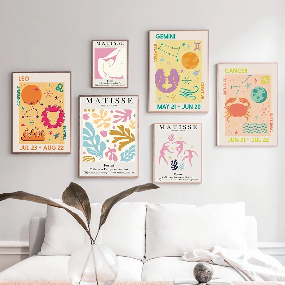 Riviera Gallery Wall Canvas Posters