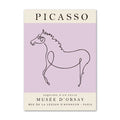 pastel color outline aesthetic art hoe canvas wall art print picasso aesthetic posters roomtery