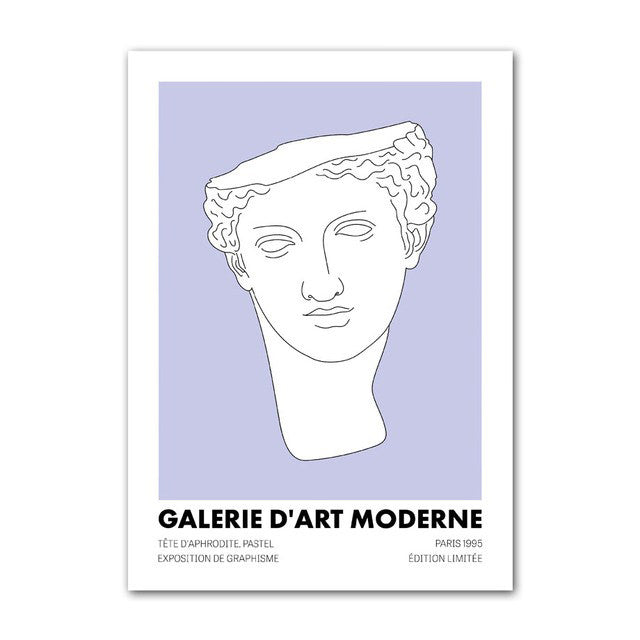 pastel gradient minimal modern art wall canvas posters art hoe aesthetic roomtery