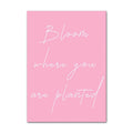 pastel pink aesthetic gallery wall art canvas posters roomtery