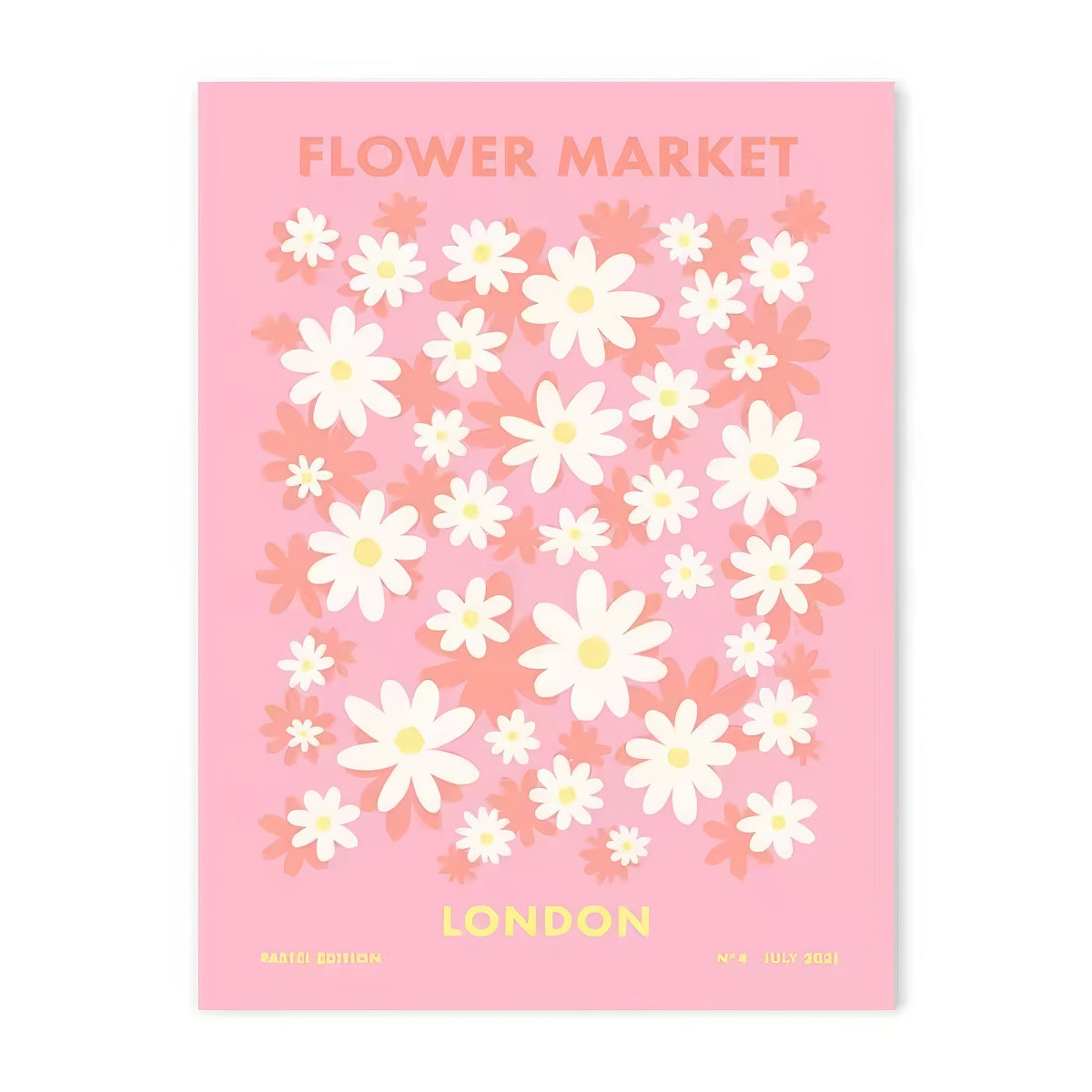 retro pastel aesthetic gallery wall art collage canvas posters