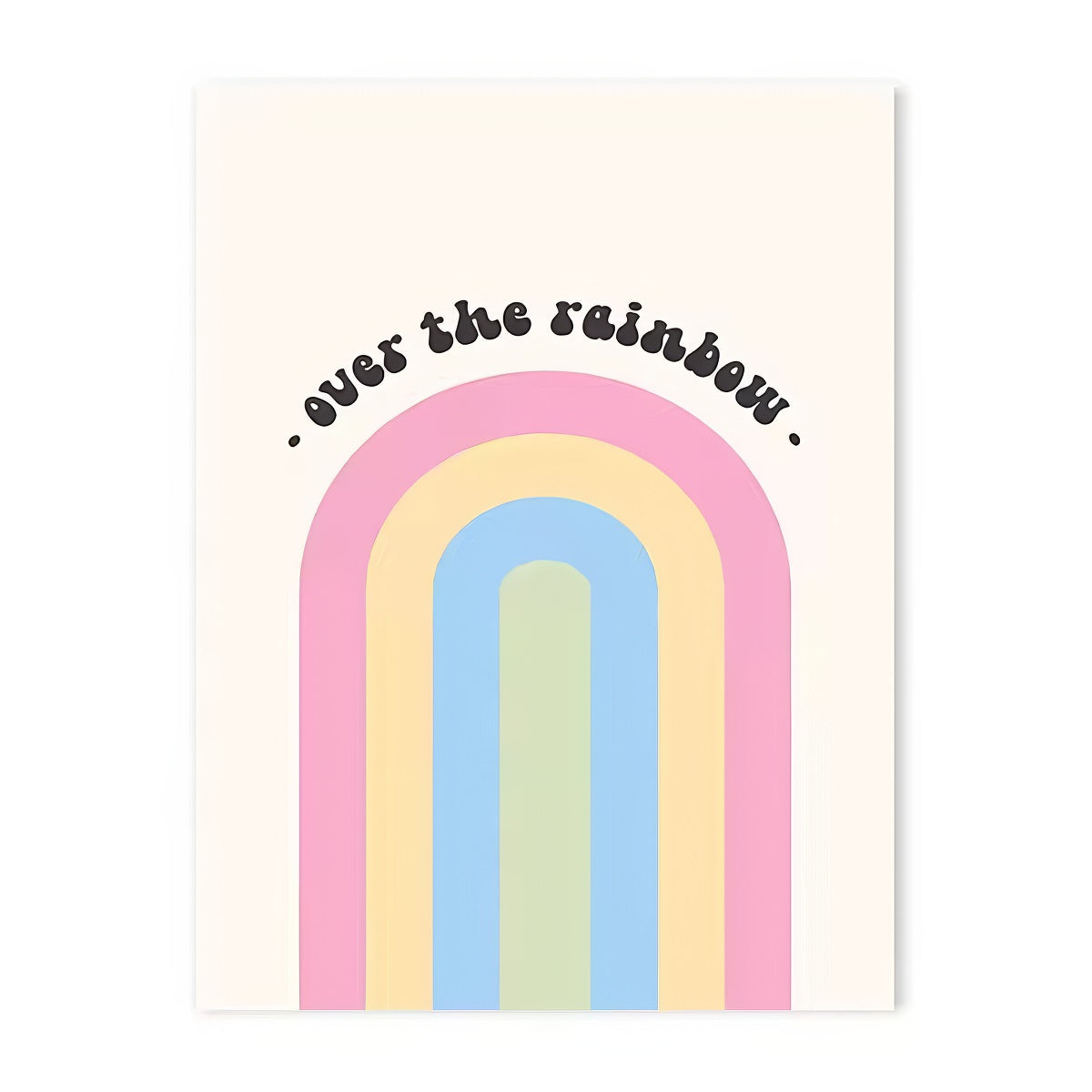 retro pastel aesthetic gallery wall art collage canvas posters