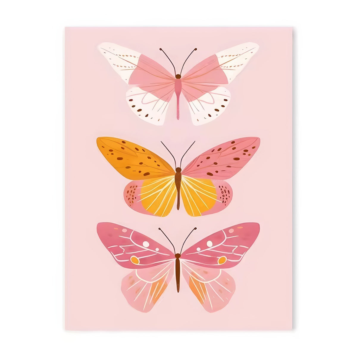 retro pastel aesthetic gallery wall art collage canvas posters